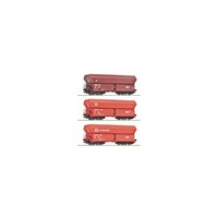 Roco 6600135 3 Piece Set: Self Unloading Hopper Wagons, Db Ag New In Ovp