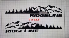 Compatible With Honda Ridgeline. Mountain Graphics. 2pc Set Racing Stripe Decal Compatible With Honda Ridgeline. Mountain Graphics. 2pc Set Racing Stripe Decal