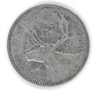 1942 Canada Silver Quarter 25¢ King George VI 80% Silver ***FREE SHIP***