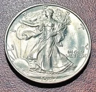 1937-S Walking Liberty Half Dollar BU UNC & Lustrous Original Uncleaned Coin