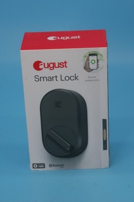August Smart Lock ASL-3B AUG-SL04-M01-G04 Dark Gray New Genuine Verified Complet