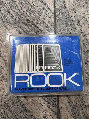 Vintage 1972 Blue Rook Card Game Parker Brothers Complete Set -sealed card packs
