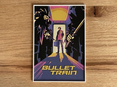 Bullet Train (2022) 3D Printed Movie Poster