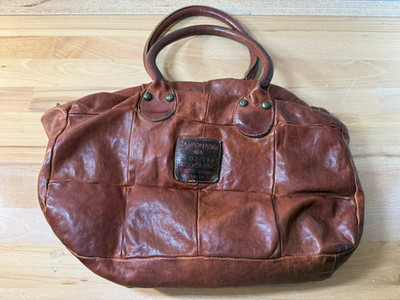Campomaggi Italian Soft Brown Leather Hand Bag Purse