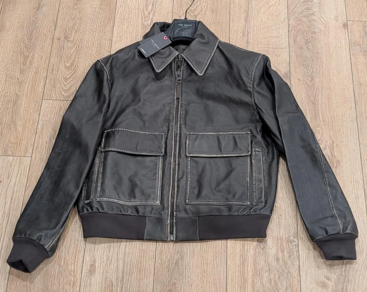⭐︎美品⭐︎TEDBAKERテッドベィカーレザージャケット Ted Baker 皮革外壳外套、夹克、背心男士| eBay