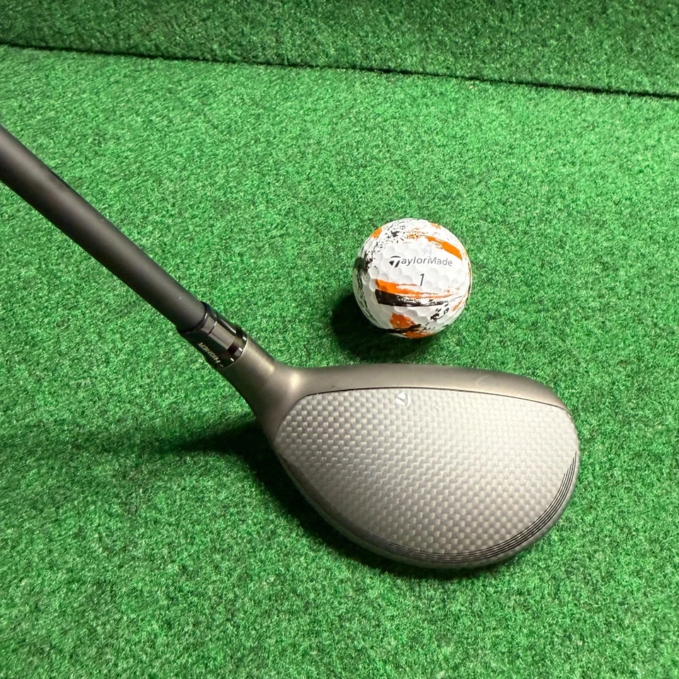 TaylorMade Qi35 Rescue 22* 4H híbrido rígido Mitsubishi Kai'li azul DarkWave 85 S Foto 4 de 4