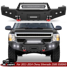 Off-road Front Bumper For 2011-2014 Chevy Silverado 2500 3500hd With Led Lights Off-road Front Bumper For 2011-2014 Chevy Silverado 2500 3500hd With Led Lights