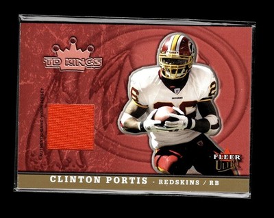 Clinton Portis: 2005 Ultra TD Kings Jerseys Gold Insert /250 #TK/CP