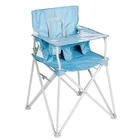 Portable High Chair for Babies & Toddlers - Travel Seat with Tray & Bag