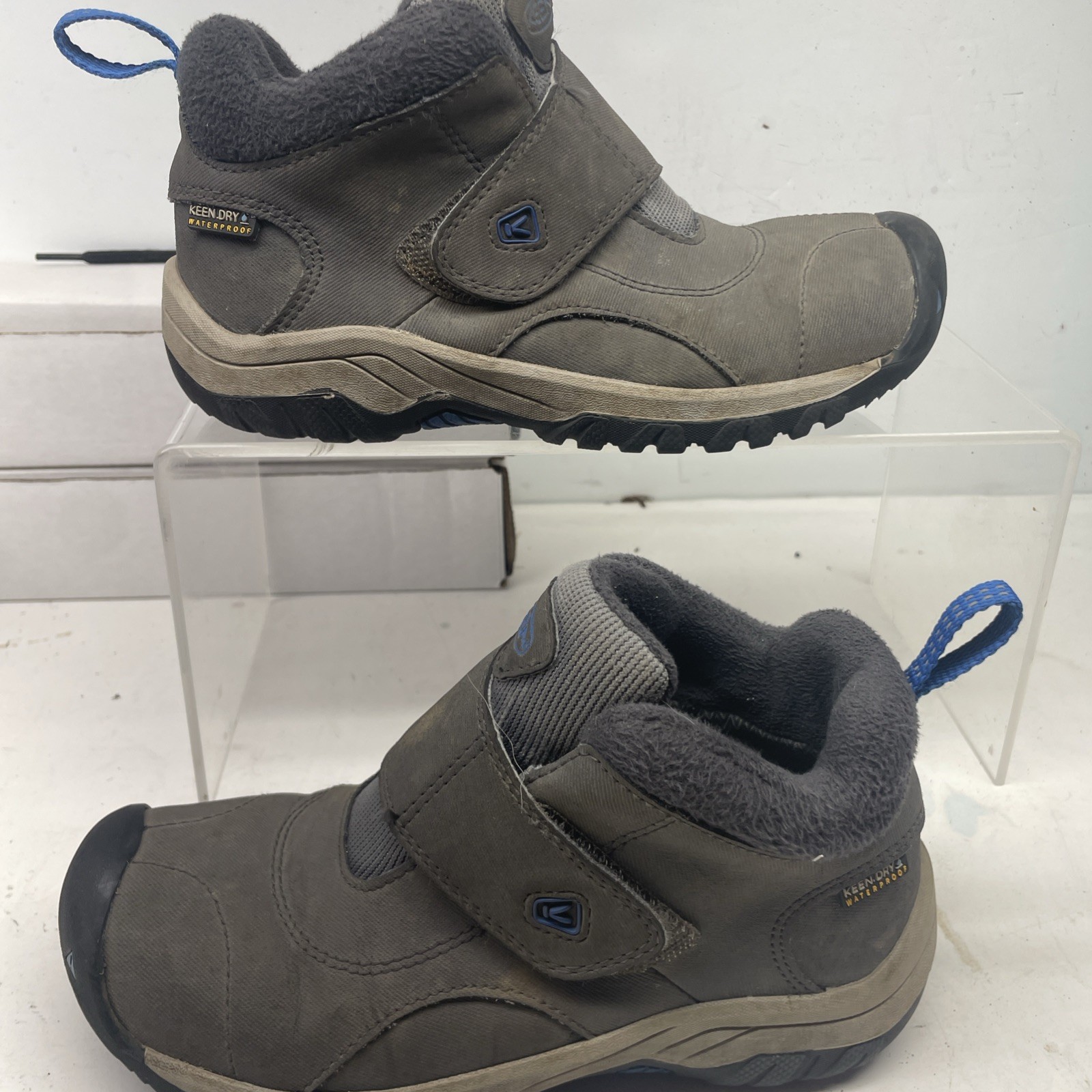 scarpe keen bambino taglia 13 impermeabili grigie