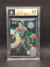 2017-18 Panini Select Jayson Tatum Phenomenon Silver Prizm Rookie RC SP BGS 9.5