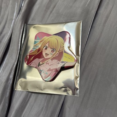 My Favorite Girl Maneki Neko Collaboration Ruby Can Badge Original Drawing