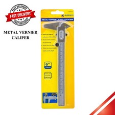 6" Vernier Caliper 150mm Metal Steel Measuring Tool Metric & Imperial Gauge..