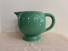 Vintage Original Green Homer Laughlin Fiestaware Ice Lip Pitcher