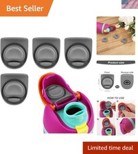 Replacement Lids for Owala FreeSip Bottles - 4 Pack Leak-Proof Stoppers