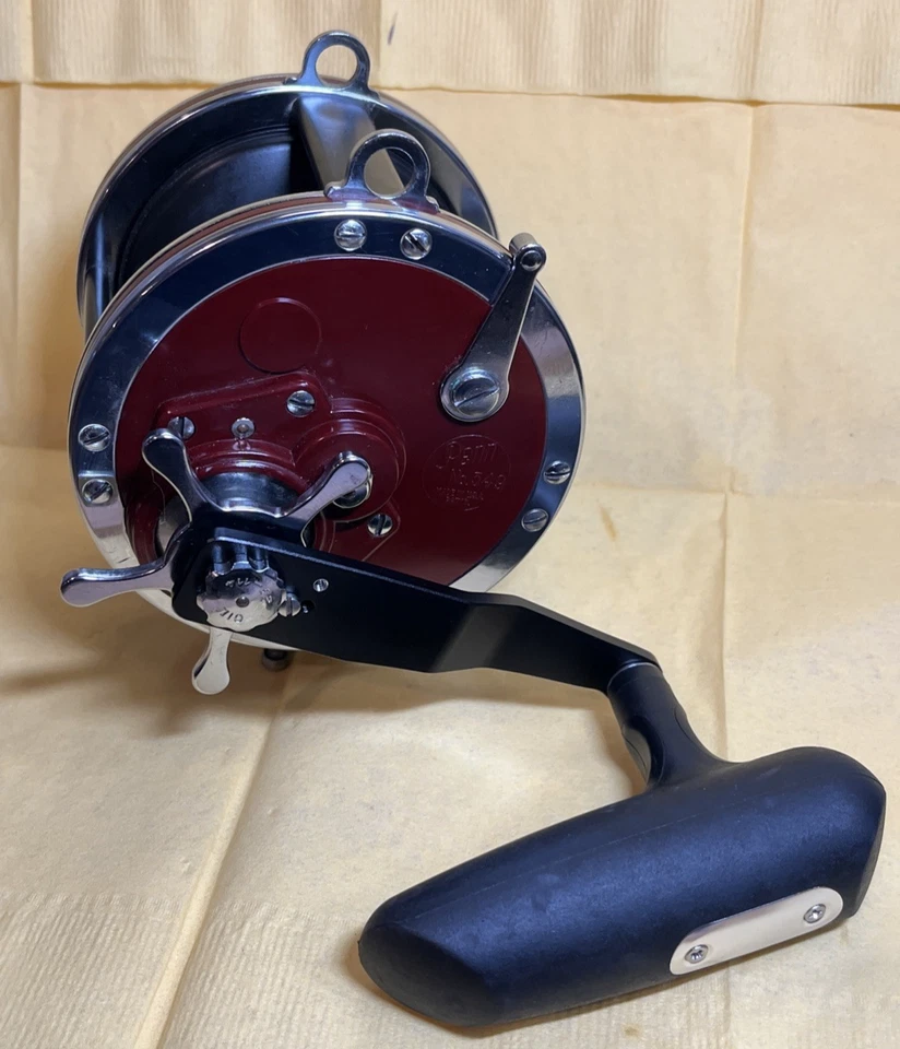 Penn 349H Master Mariner w/ Newell Wahoo Special Kit Fishing Reel Carbontex Drag - Image 2 of 4