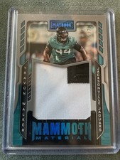 TRAVON WALKER 2022 Panini Playbook Mammoth Materials Jersey 2 CLR Patch RC #/75