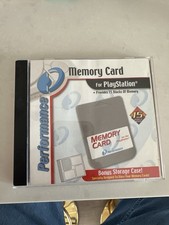 Performance Sony PlayStation 1 PS1 Memory Card Case Holder.