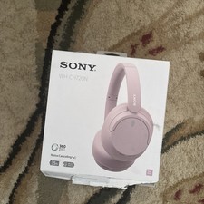 Sony WH-CH720N Noise Cancelling Multi Point Headband Headphones Pink Double