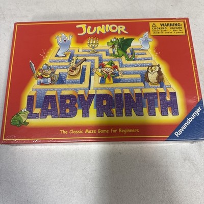 Ravensburger Junior Labyrinth Game 1995 Vintage Brand Complete. Unpunched Cards
