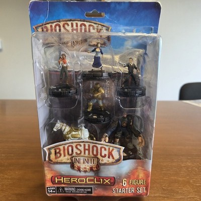 2013 Heroclix Bioshock Infinite set 6 Figure Starter Set WizKids Characters NEW