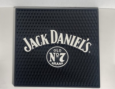 New! Large authentic JACK DANIELS Whiskey Cocktail Bar Mat 17''x17 