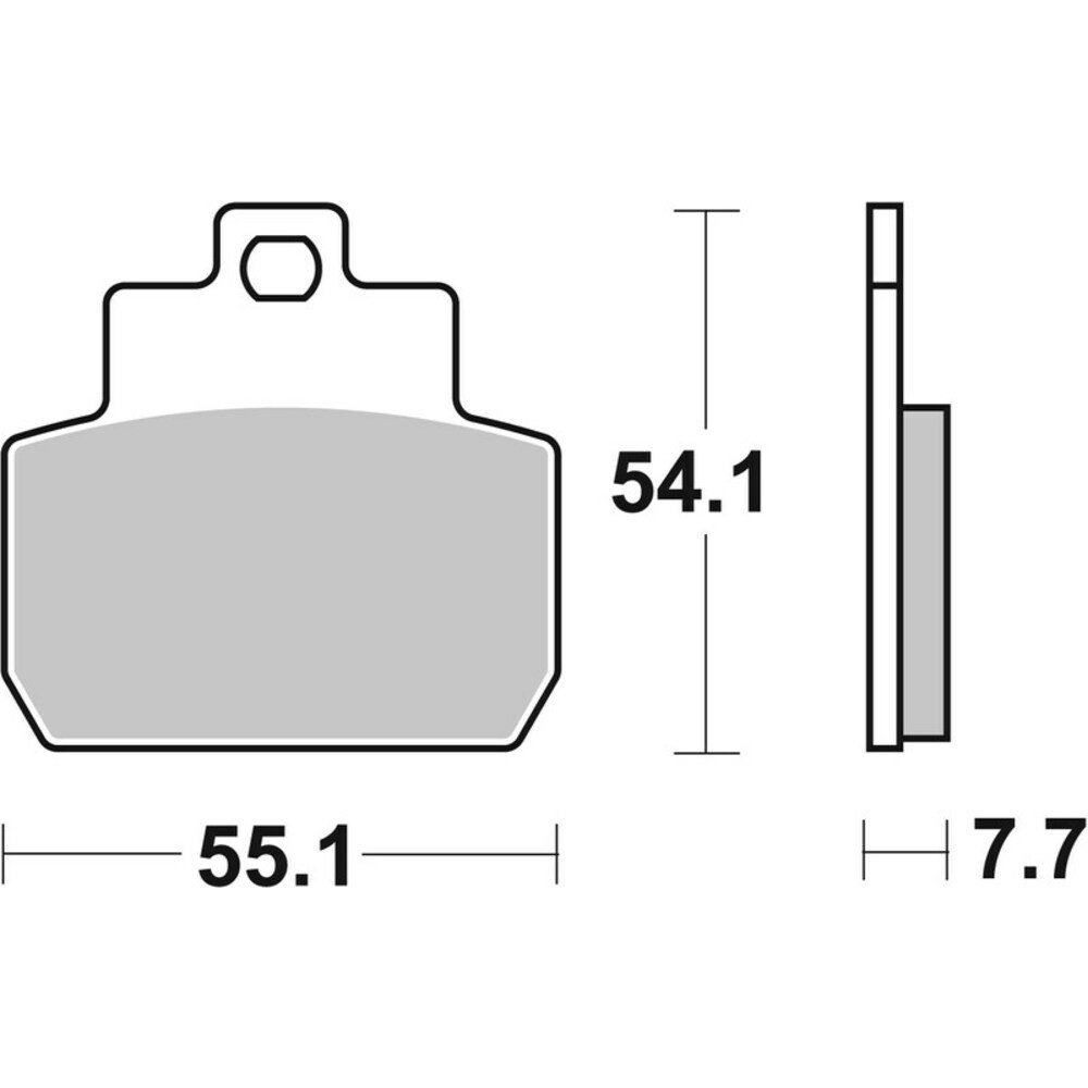 Brake Pads for PIAGGIO MP3 125 2006-2011 Rear Sinter Scoot Brembo - Image 19