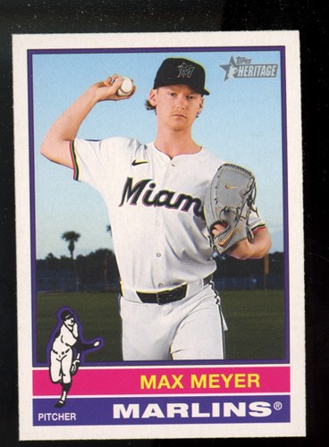 2025 Topps Heritage #144 Max Meyer | Baseball Card