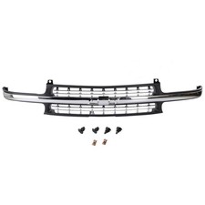 Grille For 99-2002 Chevrolet Silverado 1500 2000-2006 Tahoe Black Plastic