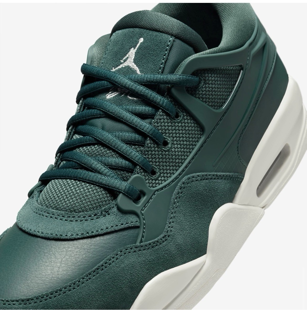 Nike Air Jordan 4 RM Oxidized Green White Leather Sneaker FQ7940