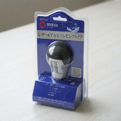 Sparco Corsa Shift Knob Black Metal SPG101_J Manual Gear Lever Universal Car