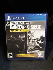 Rainbow Six Siege Advanced Edition (PlayStation 4) New With Code UPC Punch