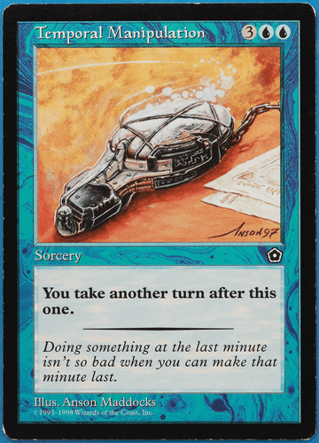 Temporal Manipulation Portal Second Age PLD Blue Rare CARD (505389) ABUGames - Picture 1 of 2