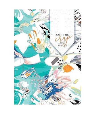 VLP Classic Notebook, Soft Cover, Large [A5] Blank, Creme Paper: Cut the Crap an