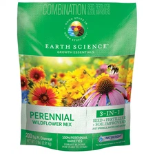 2 Lbs. Perennial All-In-One Wild Flower Mix with Seed, Plant Food and Soil Condi