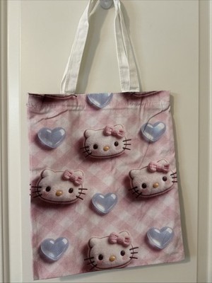 Hello Kitty Printed Double Sided Tote Bag New