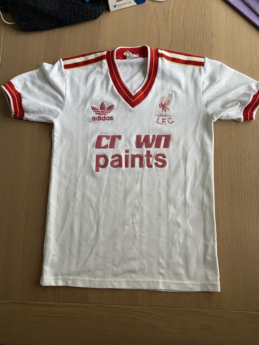Vintage Adidas Liverpool Crown Paints 1985-86 away football Vintage Adidas Liverpool Crown Paints 1985-86 away football