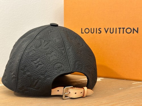 Gorra de béisbol LOUIS VUITTON 60 casqueta en relieve monograma negro unisex + ¡CAJA! - Imagen 5 de 10