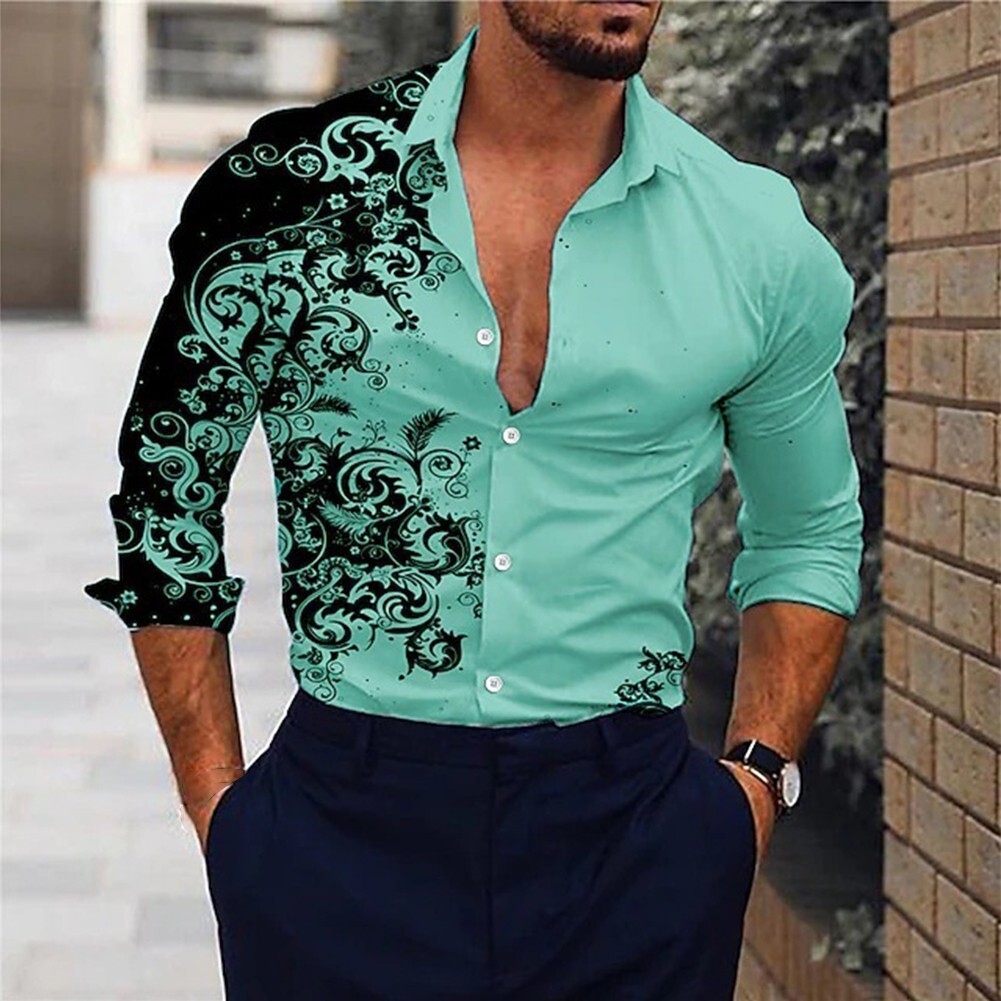 Chemise Homme à Manches Longues TWO AM Noire Rayée - Taille L - Très Bon état