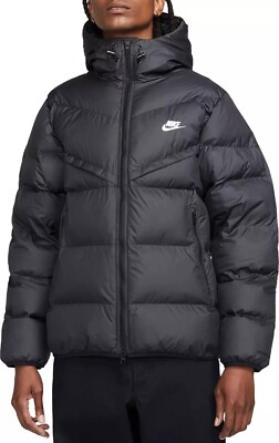 Nike Windrunner PrimaLoft Black Puffer Jacket Coat FB8185-010 Men s Sizes S-XXL