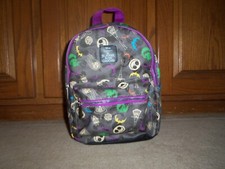 NEW, DISNEY THE NIGHTMARE BEFORE CHRISTMAS Mini Backpack Purse, 11.5"
