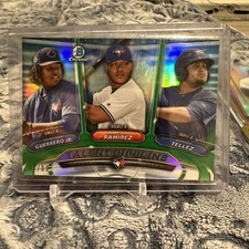 2018 Bowman Chrome #TP-TOR Talent Pipeline Vlad Guerrero Jr. Green /99 Blue Jays
