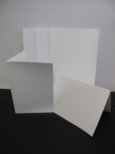 50 A5 Pre-Scored to fold to A6 Inkjet Printable Photo Gloss Card 200gsm ...