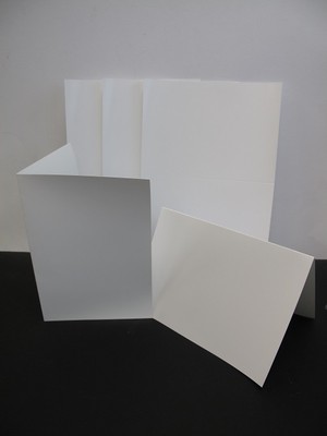 50 A5 Pre-Scored to fold to A6 Inkjet Printable Photo Gloss Card 200gsm ...