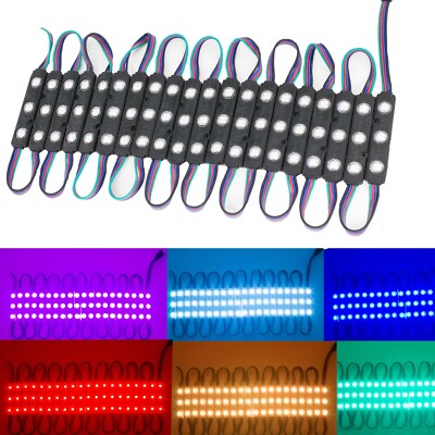 LEDUPDATES 60ft STOREFRONT MULTI COLOR RGB LED LIGHT UL Power & WIRELESS REMOTE