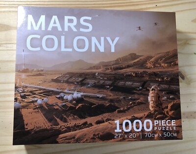 Mars Colony Jigsaw Puzzle - Humango 1000 Piece 27  x 20  - Space Theme Cool Art