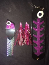High Percentage Bait/Meat Rig With 8”Rotator And Hyper Vis Raspberry Carbon Rig.