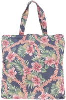 Tropical Pineapple Hibiscus Tiki Canvas Shopper Tasche Rockabilly