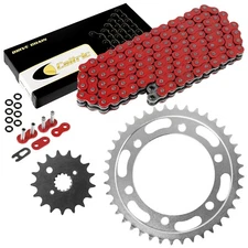 Red O-Ring Drive Chain & Sprockets for Suzuki GSX1300R Hayabusa 1300 1999-2007