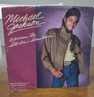 Michael Jackson Wanna Be Starting Something vinyl record 45 RPM spindle vintage